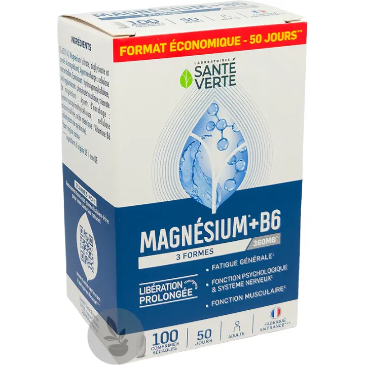 Santé-Verte Magnesio 3 Formas 360 mg Comprimidos