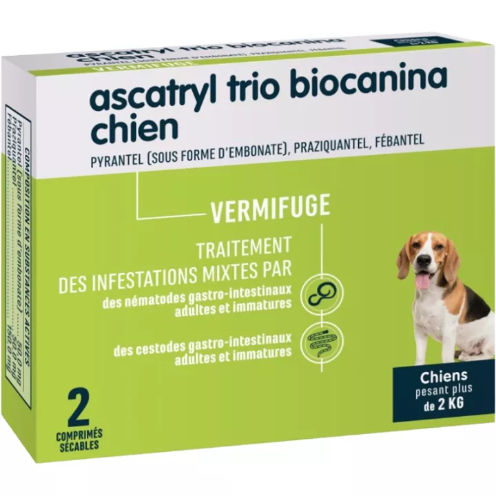 Biocanina Ascatryl Trio compresse per cani