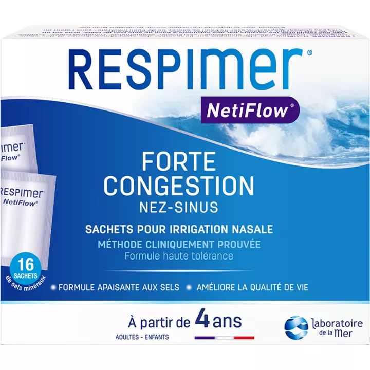 Respimer Netiflow Sachets pour Irrigation Nasale