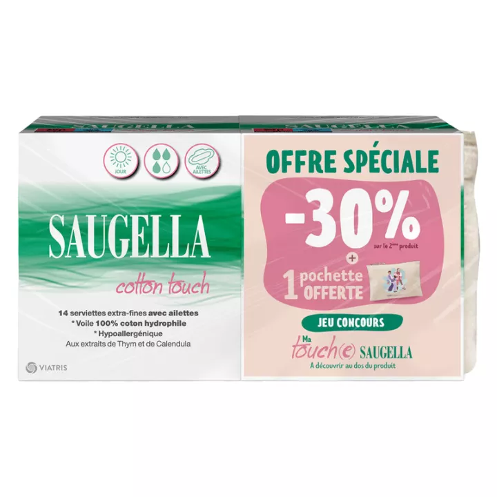 Saugella Cotton Touch Day Pads 14 pads