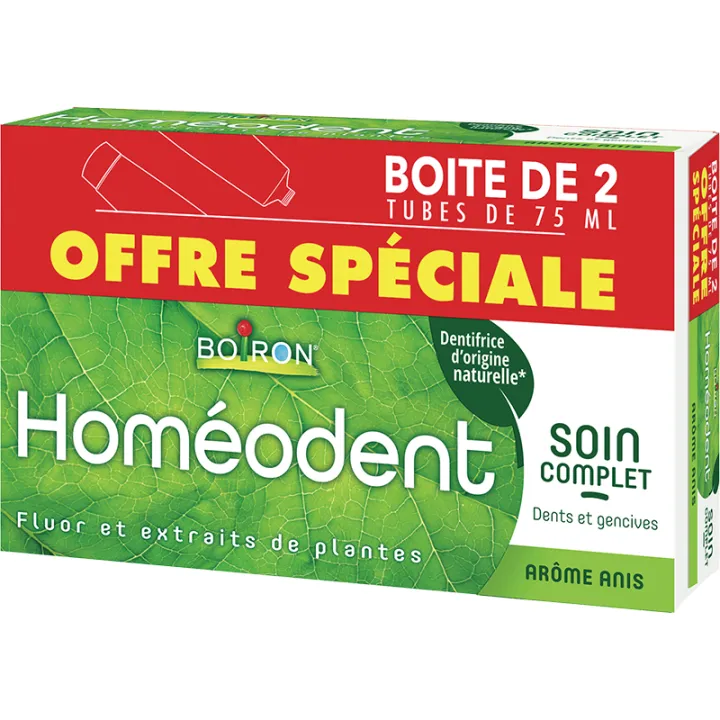 Homöodent Vollpflege Boiron Zahnpasta Zähne & Zahnfleisch Anis
