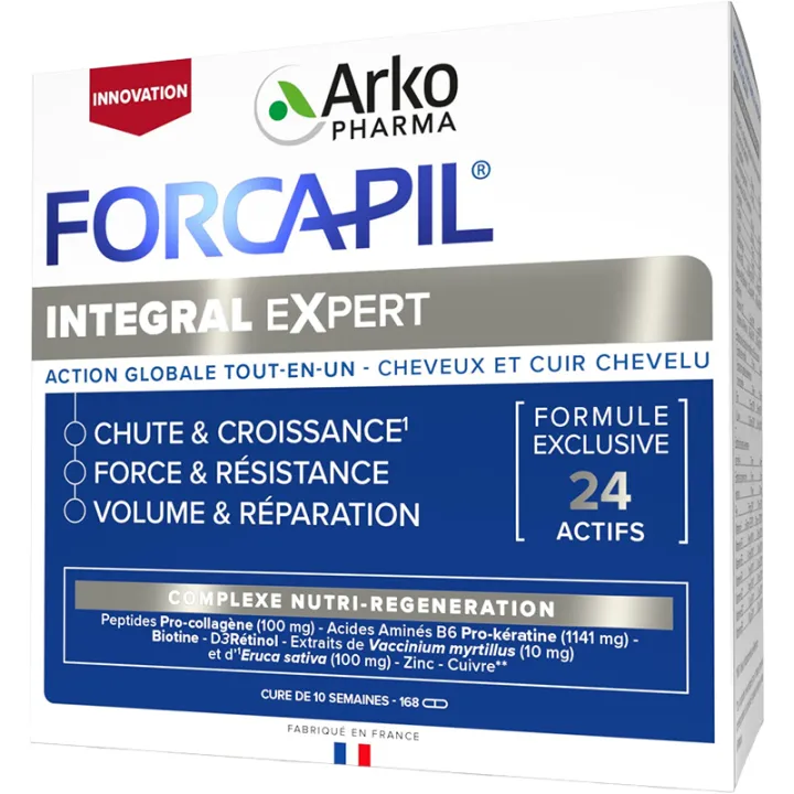 Forcapil Integral Expert Hair Loss, Growth, Strength and Repair 168 capsules