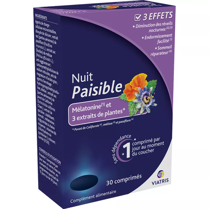 Viatris Nuit paisible 30 comprimés