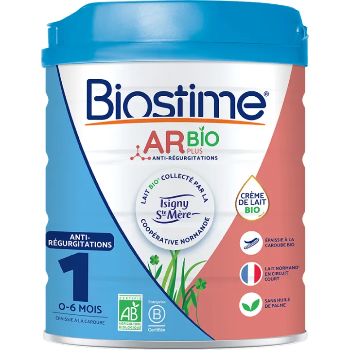 Biostime AR Plus Lait Anti-Régurgitations 1er Âge Bio