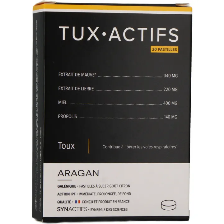 TuxActifs 20 pastillas para chupar Synactifs