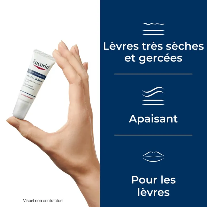 Eucerin Acute Lip Balm Soin Lèvres Intensif 10 ml