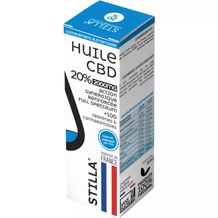 Stilla Organic CBD MCT Coconut Oil 