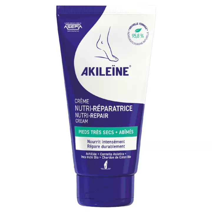Akileine Питательно-восстанавливающий крем для сухих ног 75 мл