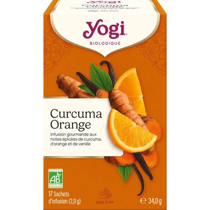 Yogi Tea Curcuma Orange Tisane 17 sachets