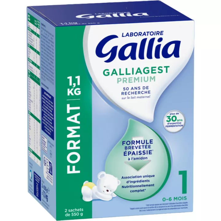 Gallia Galliagest Premium 1 Formule Épaissie 0-6 Mois