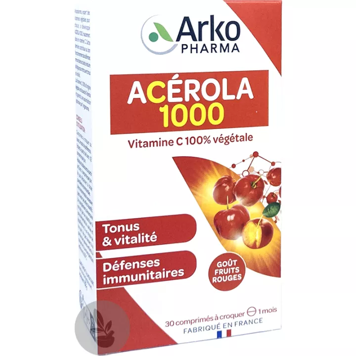 Arkopharma Acerola 1000 Natuurlijke Vitamine C