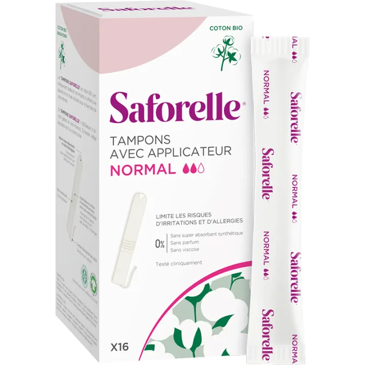 Saforelle Tampão com Aplicador Normal x16 