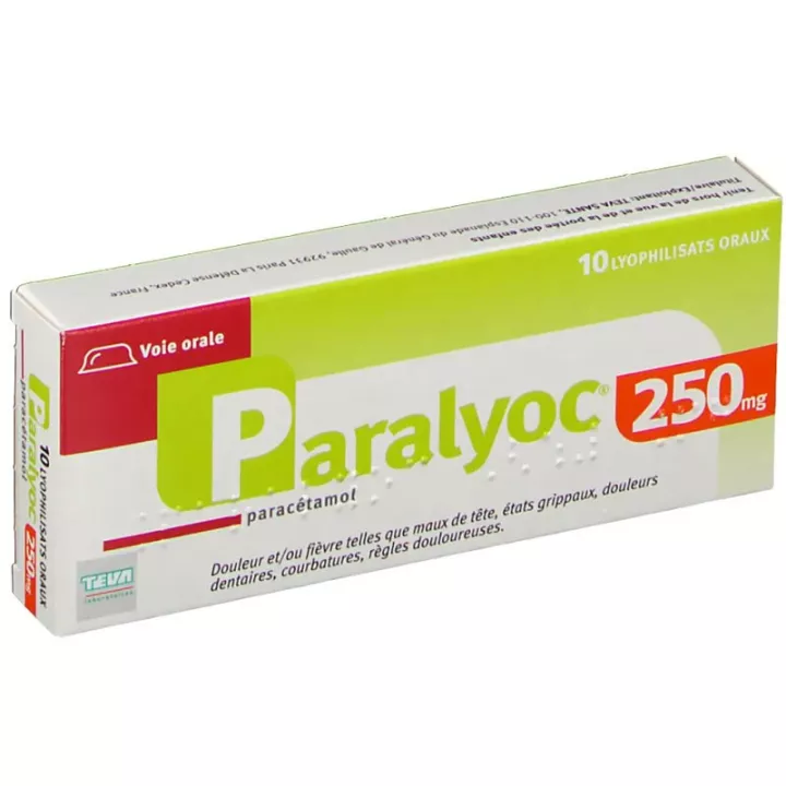 Paralyoc 250 mg or 500 mg Paracetamol