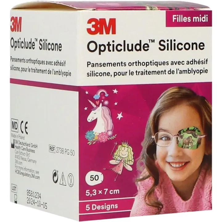 Medicazione ortottica in silicone Opticlude 3M