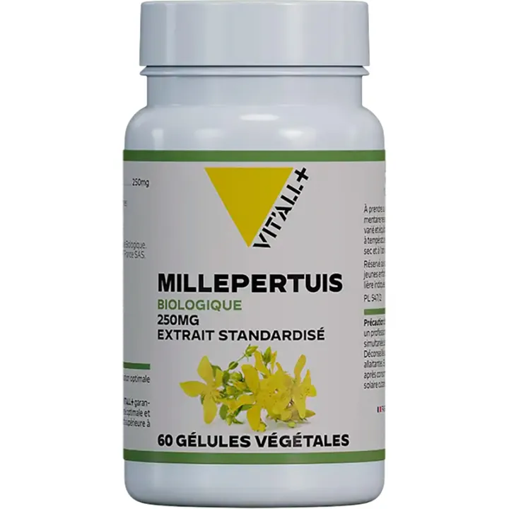 Vitall+ Millepertuis Bio 250 mg 60 gélules
