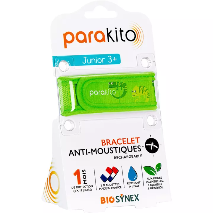 Parakito Junior Rechargeable Mosquito Repellent Bracelet