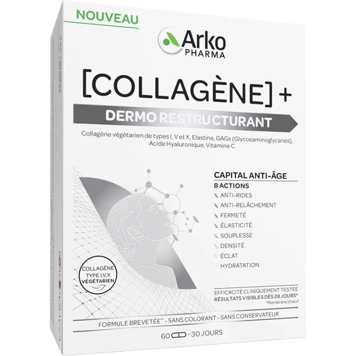 Collagen+ Arkopharma - Dermo Restructuring 60 capsules