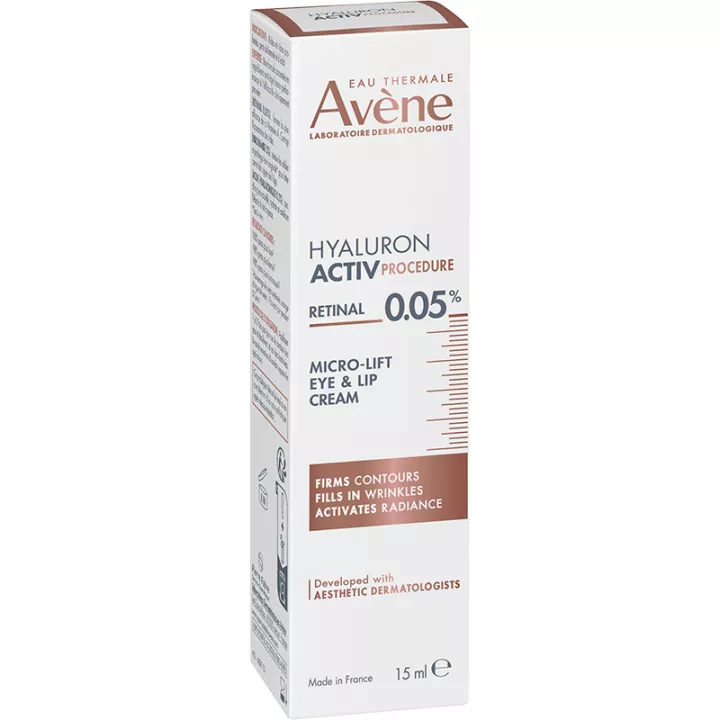 Avene Hyaluron Activ Procedimiento Retina Micro-Lift Crema Contorno de Ojos y Labios 0,05% 15ml