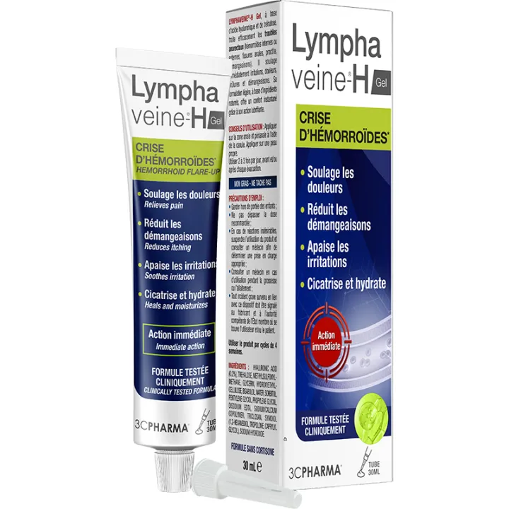 Lymphaveine-H Gel de Crise Hemorroidária 3C Pharma 30ml