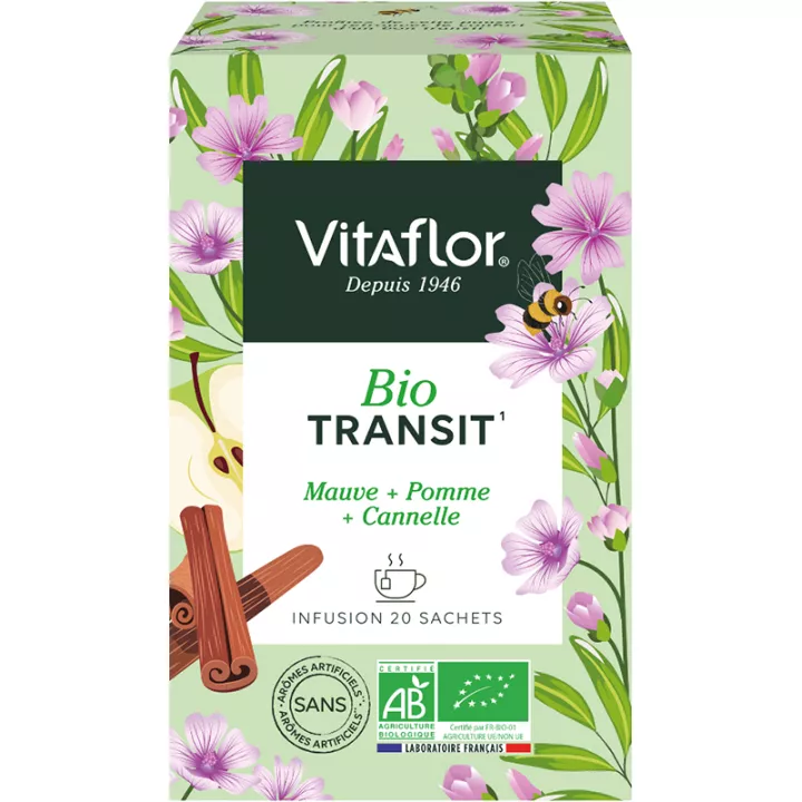 Vitaflor Floralis Kräutertee Transit Bio 18 Beutel
