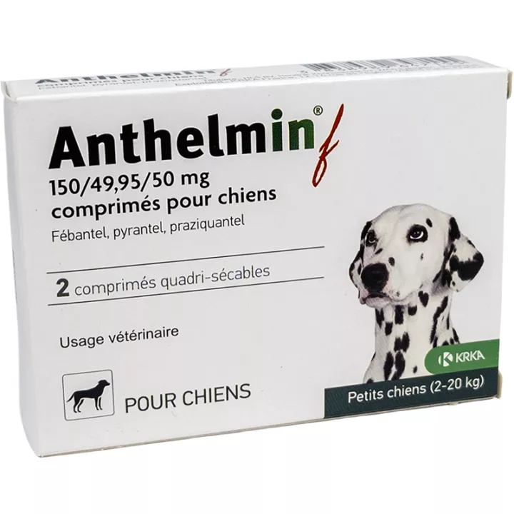 Vermifugo per cani Anthelmin KRKA 2 compresse