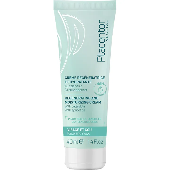 Placentor-Végétal Crème Régénératrice et Hydratante Visage & Cou 40ml