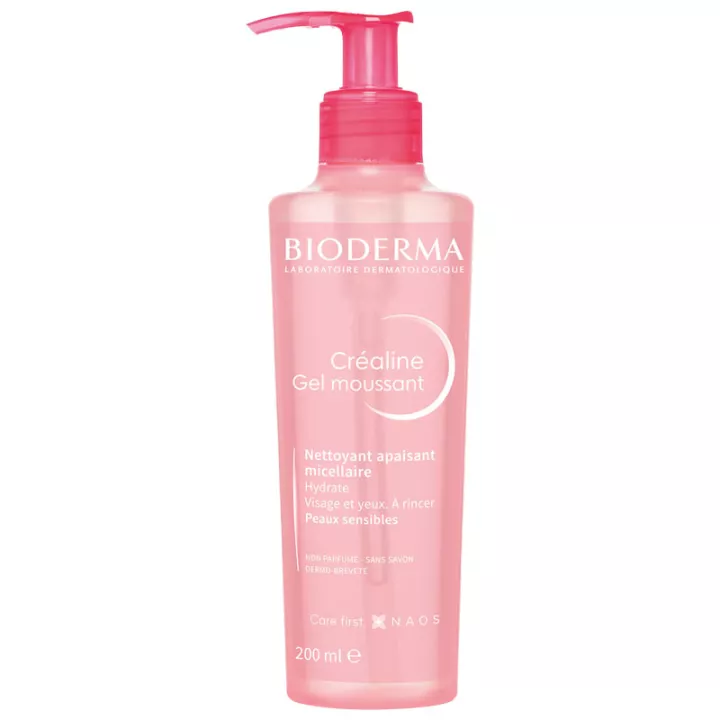 Créaline schuimende gel Gevoelige huid Bioderma 200ml