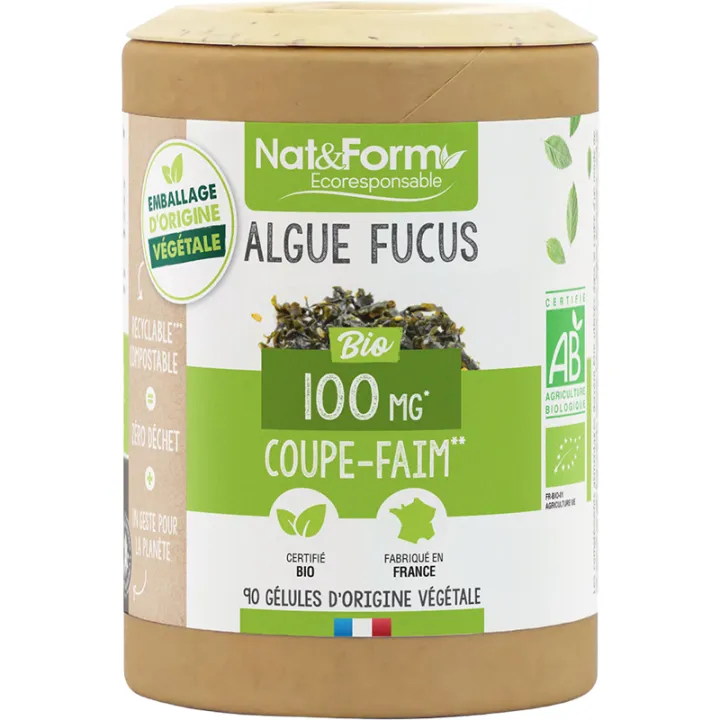 Nat & Form Organic Rockweed 200 Cápsulas Vegetais 