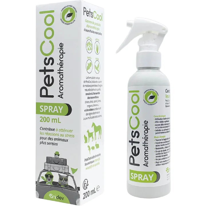 PetsCool Anti-Stress Spray Hunde Katzen Pferde & NAC