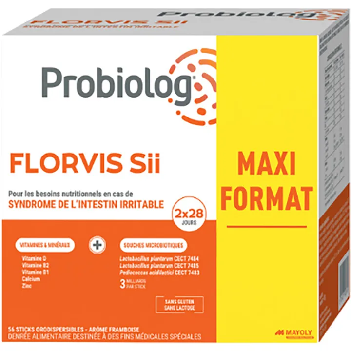 Probiolog Florvis Sii Syndrome de l'Intestin Irritable Sticks