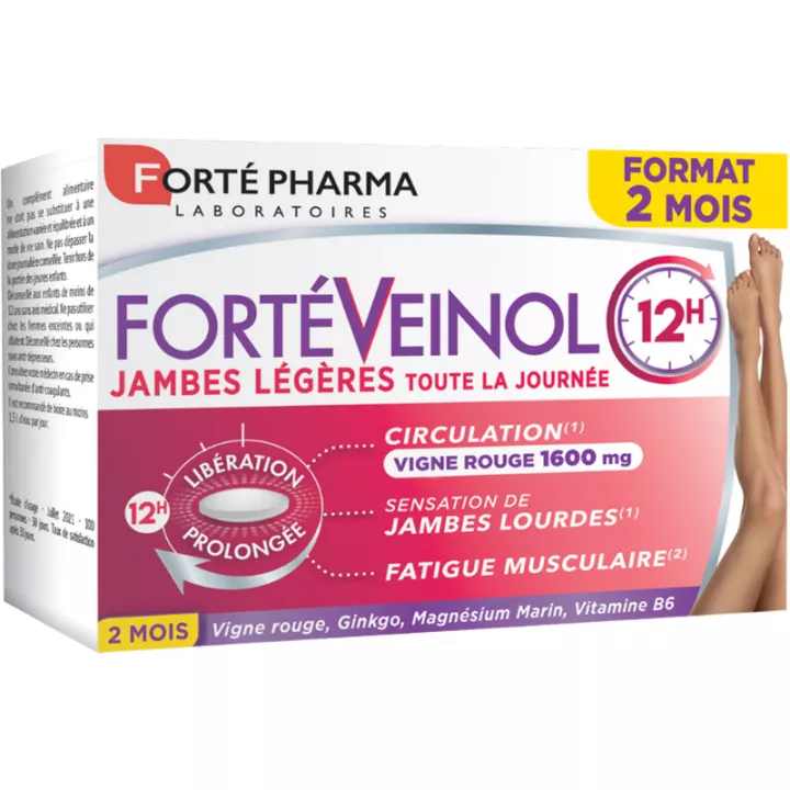 Forté Pharma FortéVeinol 12 horas 60 Comprimidos