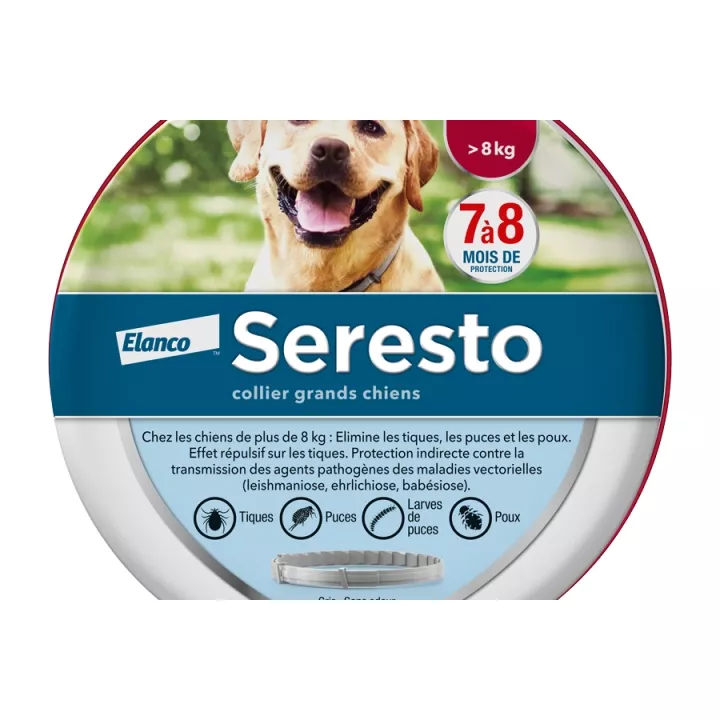 Collar Seresto Perros pequeños de menos de 8 kg Elanco