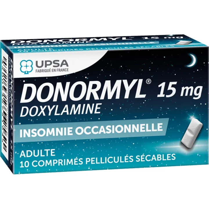 Donormyl 15mg doxilamina 10 comprimidos divisíveis