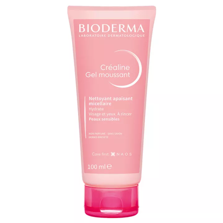 Créaline foaming gel Sensitive skin Bioderma 200ml