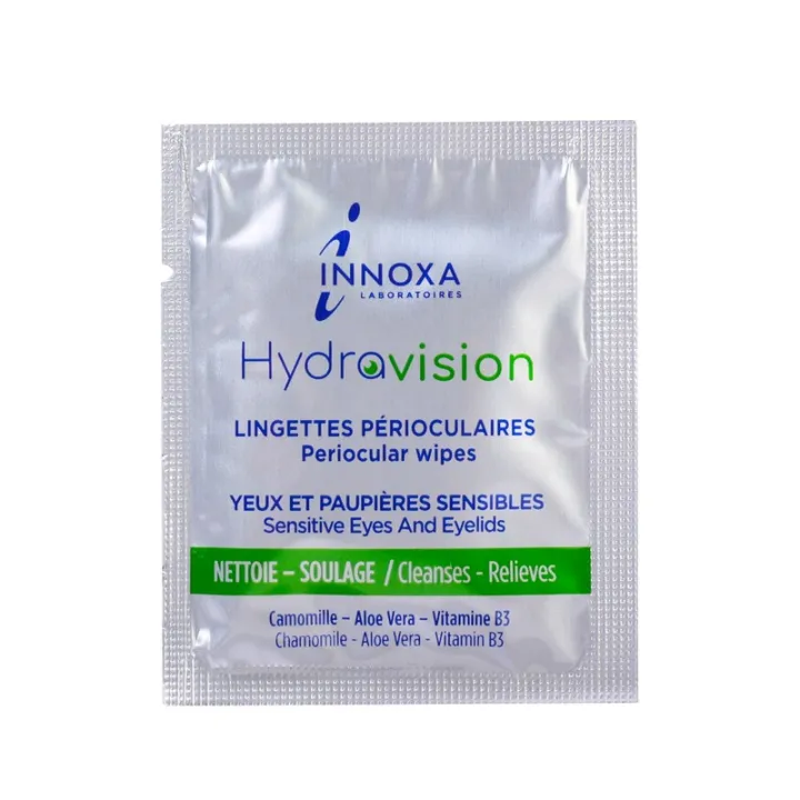 Innoxa Hydravision Salviette per la zona perioculare, 20 salviette