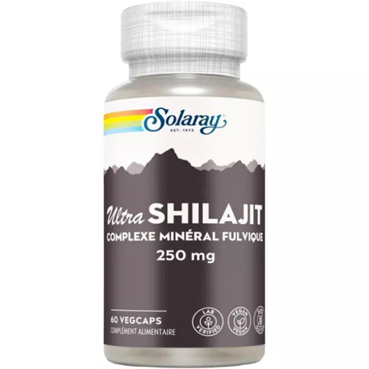 Solaray Ultra Shilajit Complesso minerale fulvico 250 mg 
