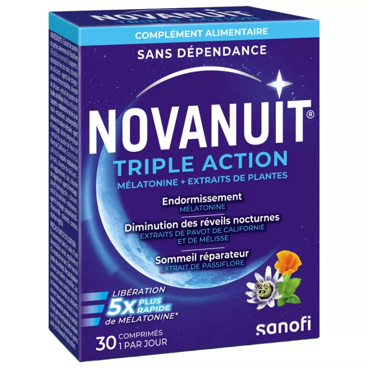 Novanuit Melatonine Slaap 30 tabletten