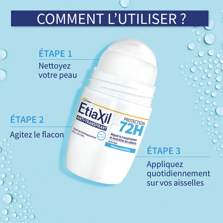 Etiaxil Antitranspirant Roll-on 72h 50 ml