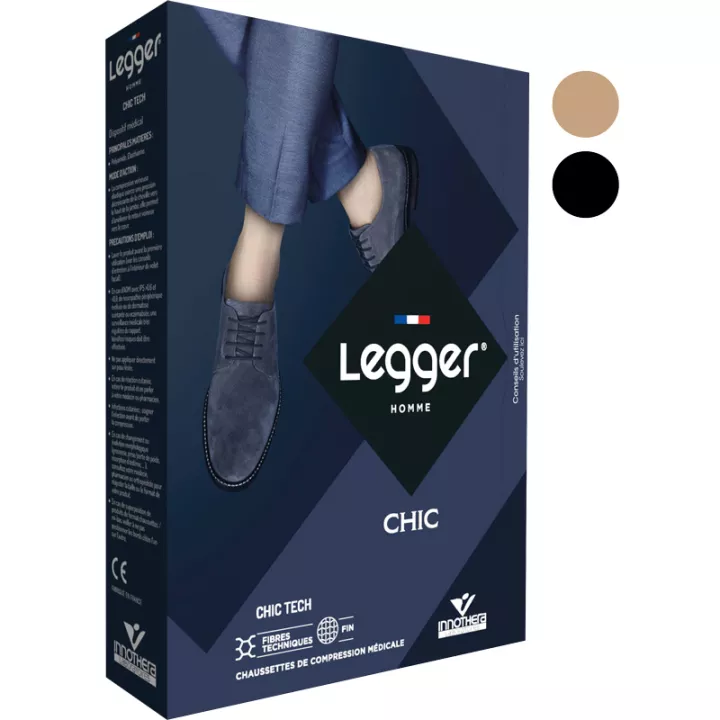 Men's Class 2 Legger Chic Tech Compression Stockings