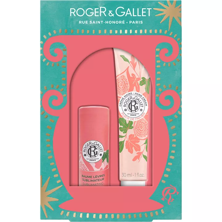 Roger&Gallet Set di balsamo per labbra e crema per le mani
