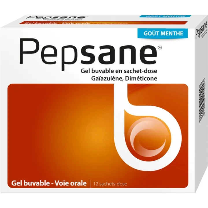 Pepsane Stomach Ache Oral Gel, 12 packets