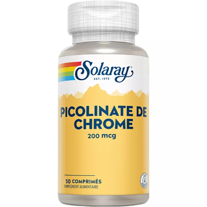 Solaray Cromo picolinato 200µg 50 compresse
