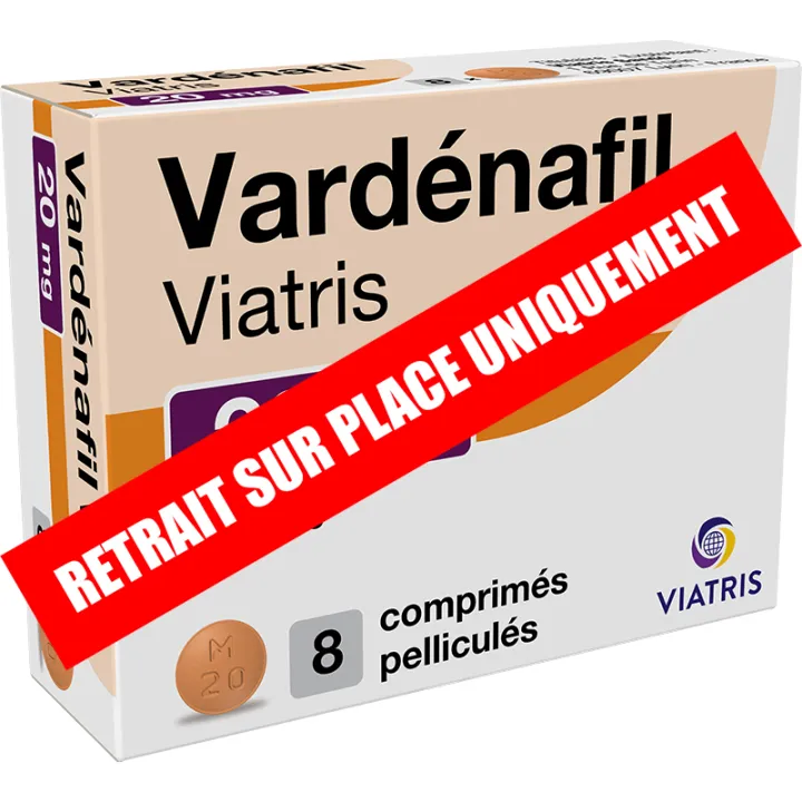 Vardenafil 20 mg Viatris Traitement Érectile comprimés
