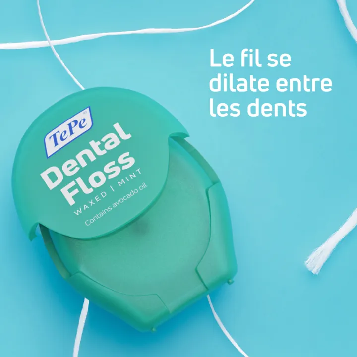 TePe Dental Floss Waxed Mint 40 m