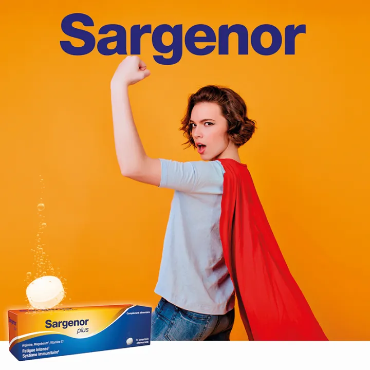 Sargenor Plus Vitamine C 14 comprimés effervescents