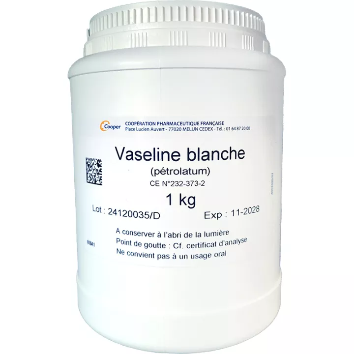 Weiße Vaseline Cooper 1 kg