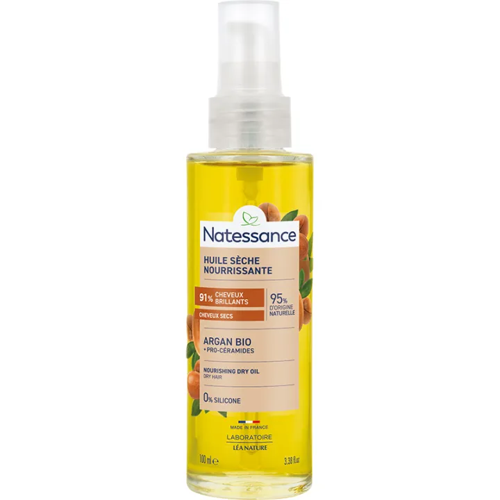 Natessance Olio secco nutriente all'argan biologico 100ml