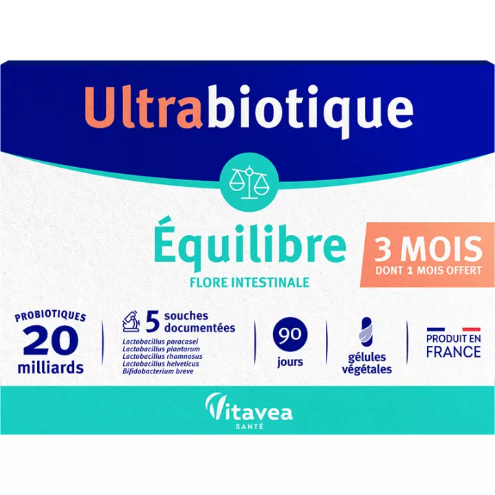 Ultrabiotique Flora Intestinal Balance Cápsulas Probióticas
