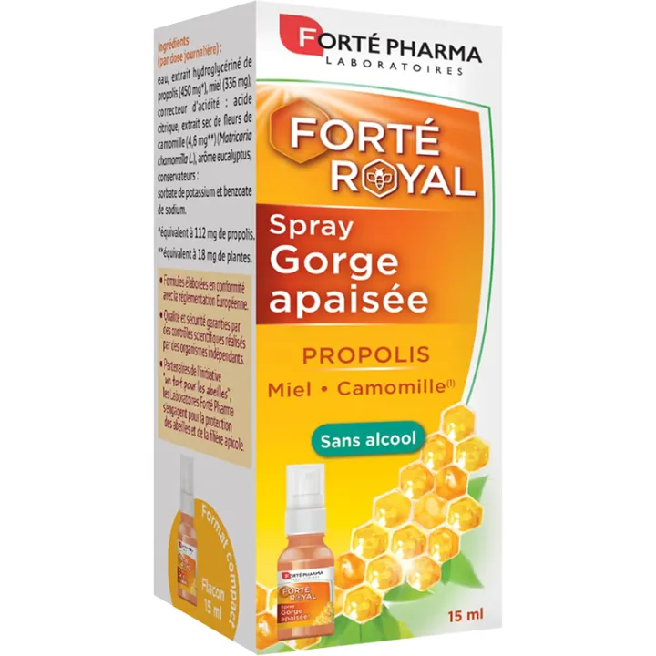 Forté Pharma Propolis Soothing Throat Spray 15 ml