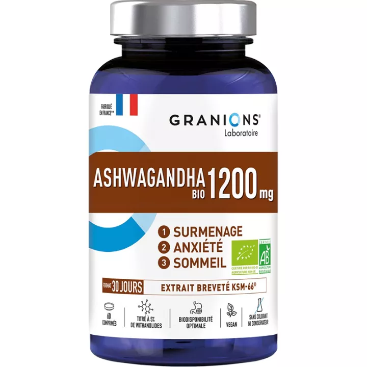 Granions Ashwagandha 1200mg Bio 60 Tabletten